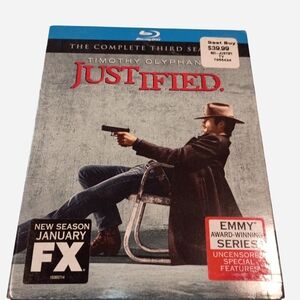 Othr Justified Blu-ray Disc - Blue and Red